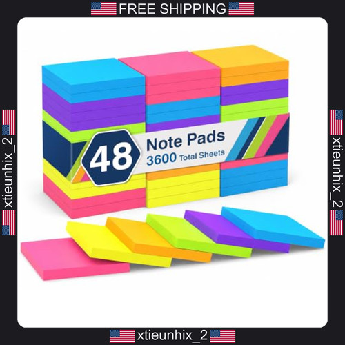 Sticky notes 3x3 - notes, 48