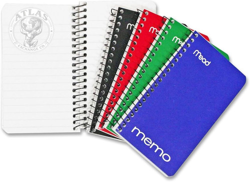 Mead spiral memo - spiral, notebook,