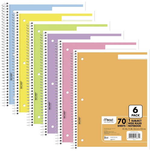 Spiral notebook pack 1 - 6,