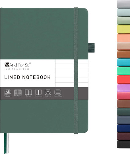 Lined journal notebook - notebook, a5