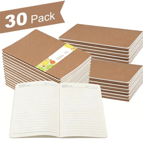 Pack kraft notebooks 80 - 30,