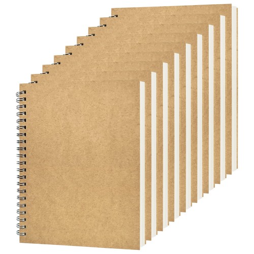 Blank spiral notebook - notebook,, 9-pack